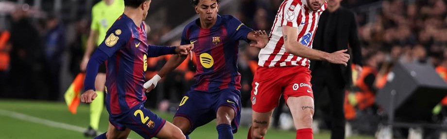 开云登录-国王杯-贝尔纳尔双响 巴萨总比分3-4马竞无缘决赛