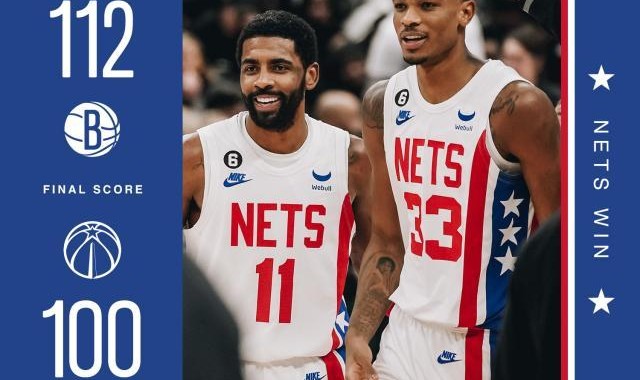 9战8胜距东部前三一步之遥 篮网找到强队标签？